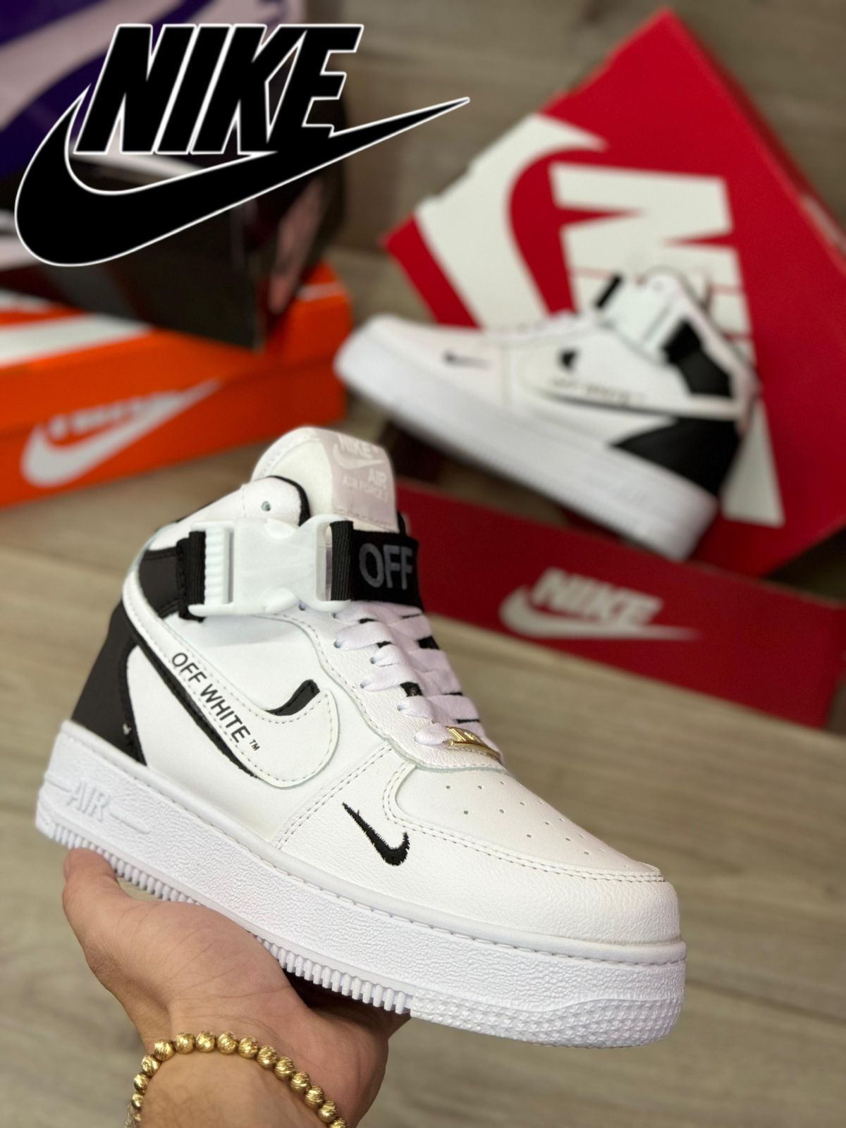 Bota Nike Off White Club Virtual